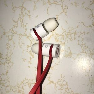 Red beats headphones